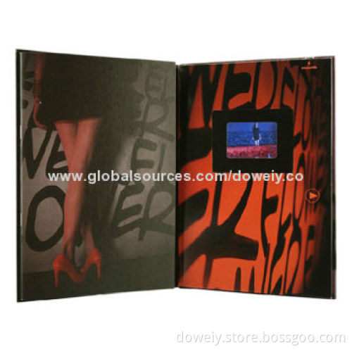 LCD Video Booklet for Advertisement